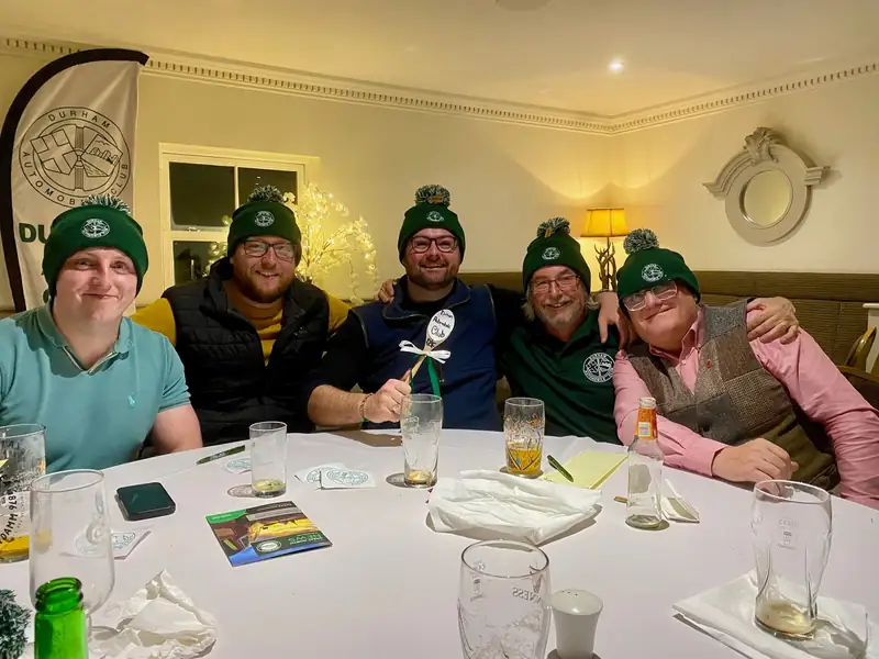 Durham Automobile Club members at a club night